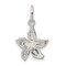 Sterling Silver Starfish Charm Jewelry Ocean Pendant 18mm x 14mm